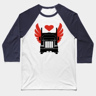 Big Truck with wings and Hart Baseball T-Shirt